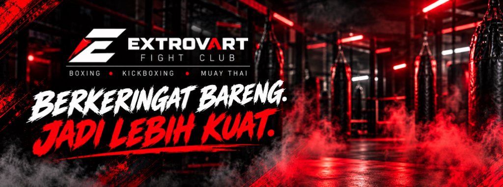 Kampanye visual dan reservasi WhatsApp Extrovart Fight Club